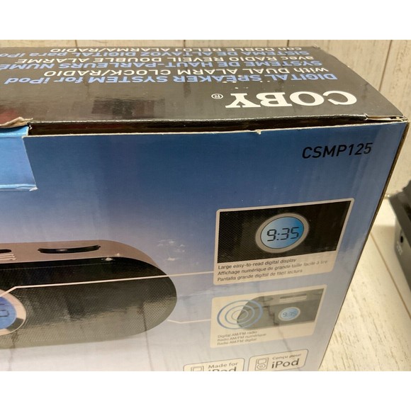 New Coby Digital Speaker System For iPod CSMP125 - Picture 4 of 7